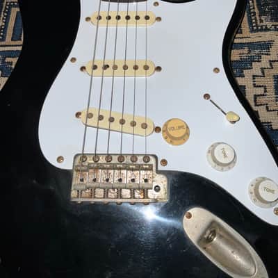 Fresher Straighter MIJ “The Good Old Times  1950s-1960s” Black JV Strat Japan image 5