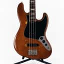 1975 Fender Jazz Bass American Mocha Walnut Brown 4-Bolt 1974 with Hardshell Case