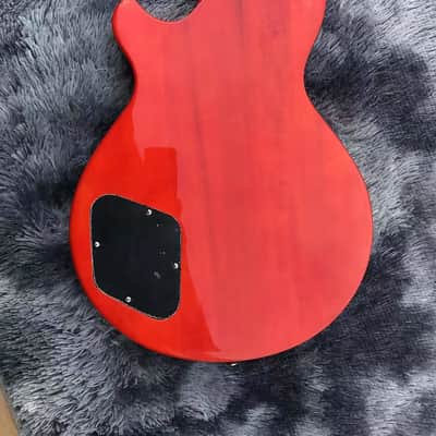 Custom LP Style Guitar Cherry Burst Finish, Maple Neck and Rosewood Fingerboard image 4