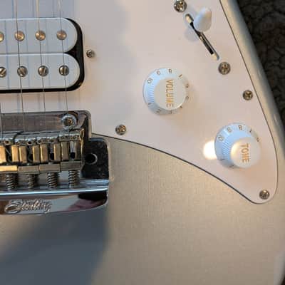 Sterling CT50-HSS Cutlass with Roasted Maple Fretboard 2021 - Firemist Silver image 5