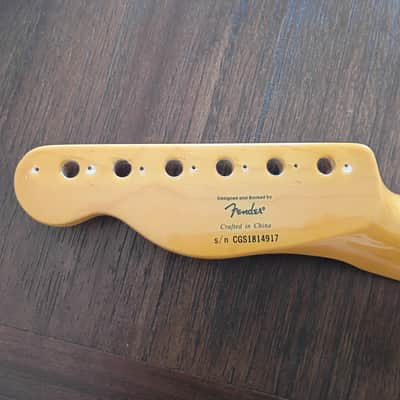 Squier Fender Squier Classic Vibe 50's telecaster neck image 10