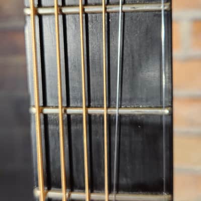 Amazing Hand Crafted Steel-String Acoustic Guitar Tobacco Burst 12 Fret Cutaway-Ebony Board-Spruce Top-Mahogany Back & Sides image 6