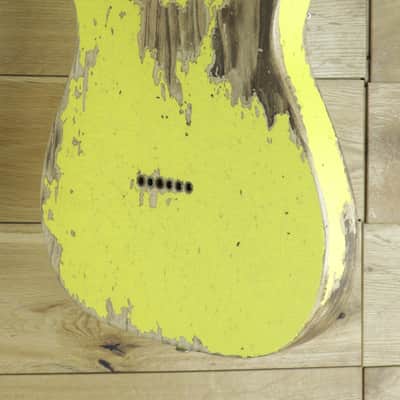 Fender Custom Shop 52 Tele Super Heavy Relic Graffiti Yellow R128147 image 9