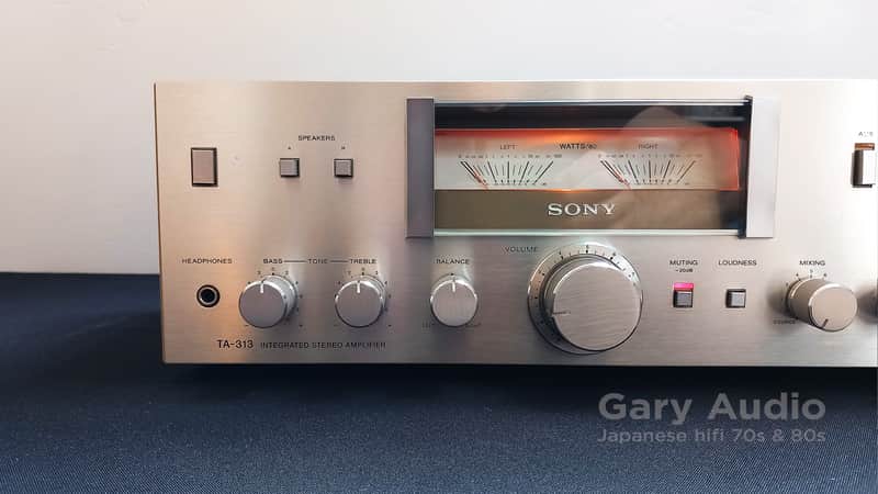 Sony TA-313 Integrated Stereo Amplifier Japan 1979 upgraded to 2 x