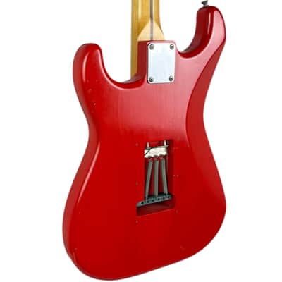 Fender Japan Stratocaster 1993-1994 - Red Repaint - Vintage image 5