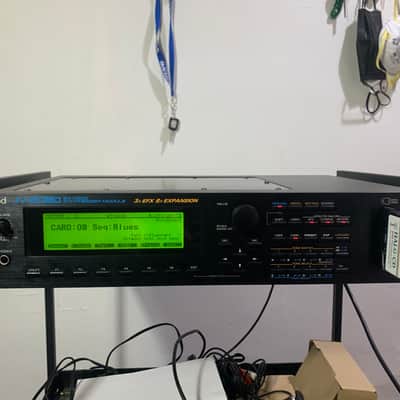 Roland JV-2080 64-Voice Synthesizer Module 1997 - 2000 - Black w/ 4MB memory card image 2