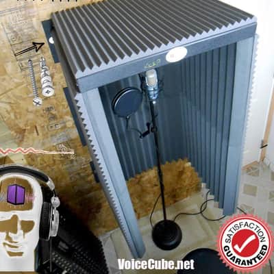 The VoiceCube Slam Jam, turn any wall in to a pro vocal booth 2021 Black & Charcoal image 5