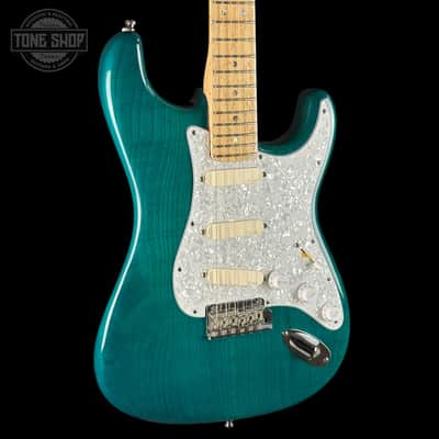 Used 2020 Fender Custom Shop Classic Player Strat Trans Blue w/Case TSU24597 image 4