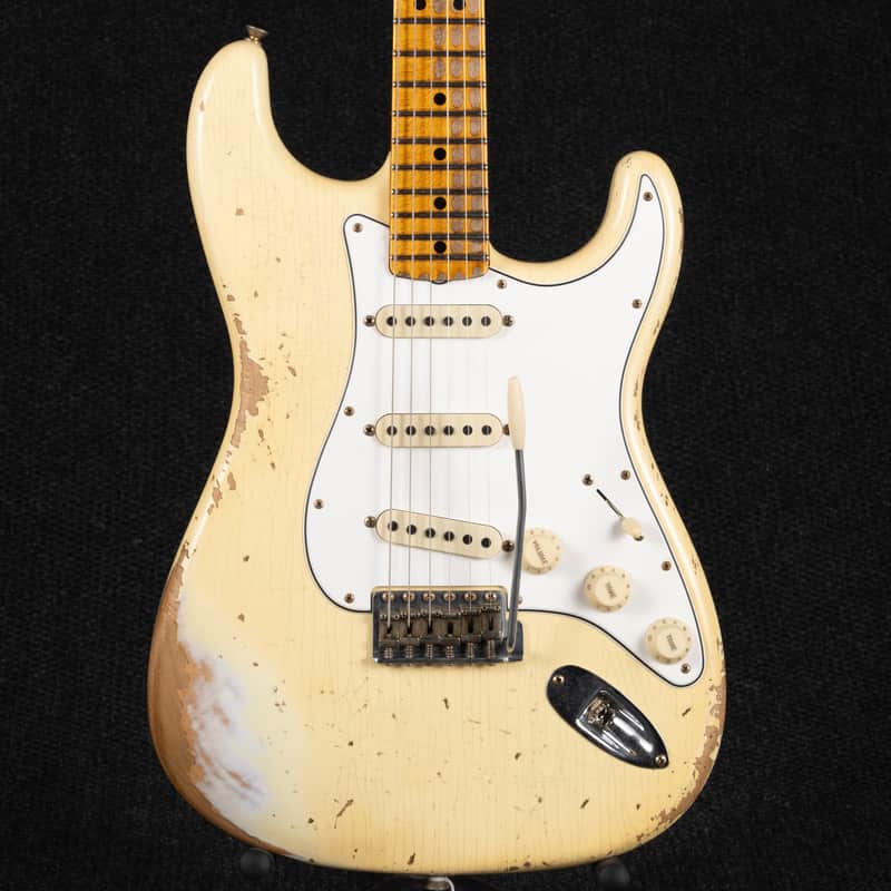 Fender Custom Shop '69 Stratocaster Heavy Relic - Vintage White image 1