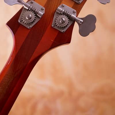 1966 Rickenbacker 4005 Hollow Bass Guitar in Fireglo, with Hard Case (Used) image 6