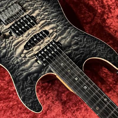 T's Guitars DST-22 Piezo "AAAAA Quilt Maple Top,Roasted Falme Neck!!"【USED】 [Made in Japan] [GSB019] image 8