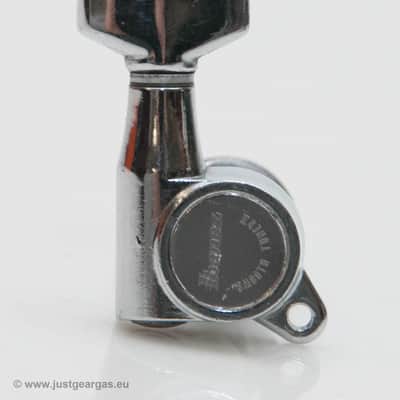 Original 80's Ibanez Smooth Tuner II inline tuners Chrome image 12