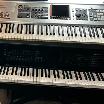 Yamaha Motif xf 8 and Roland fantom X8