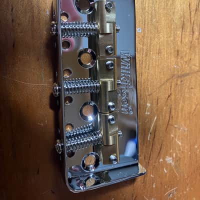 Wilkinson Short Telecaster Bridge 2024 - Chrome and Brass image 1