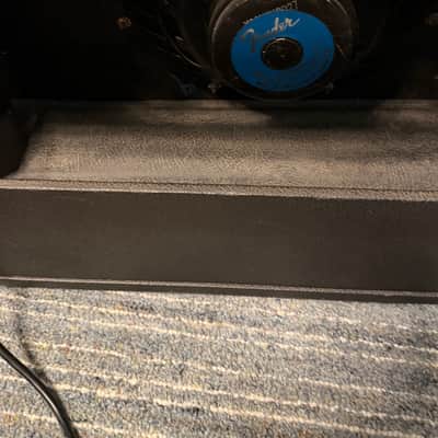 1965 Fender Deluxe Reverb 2-Channel 22-Watt 1x12" Guitar Combo Blackface Vintage with Anvil Flight Case image 15