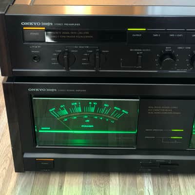 Classic Onkyo Integra M-504 Dual Monoblock 165WPC Amp & P-304 MM/MC Preamp ~LED UPGRADE~ SERVICED ! image 4