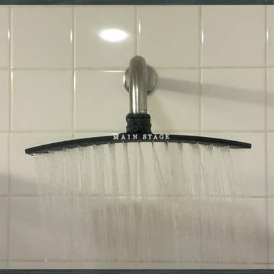 “MAIN STAGE” Rain Shower Head - Unique Gift for Musicians - Customizable image 5
