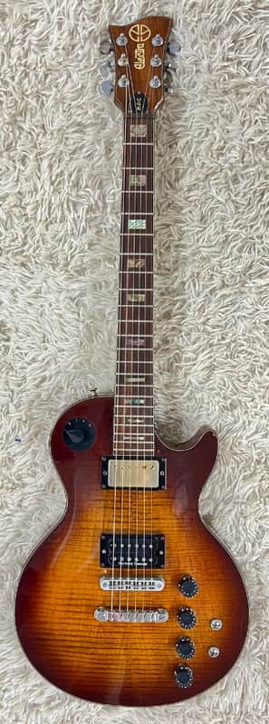Electra MPC LP Style X350 Single Cutaway Antique Sunburst Electric Guitar + Case image 1