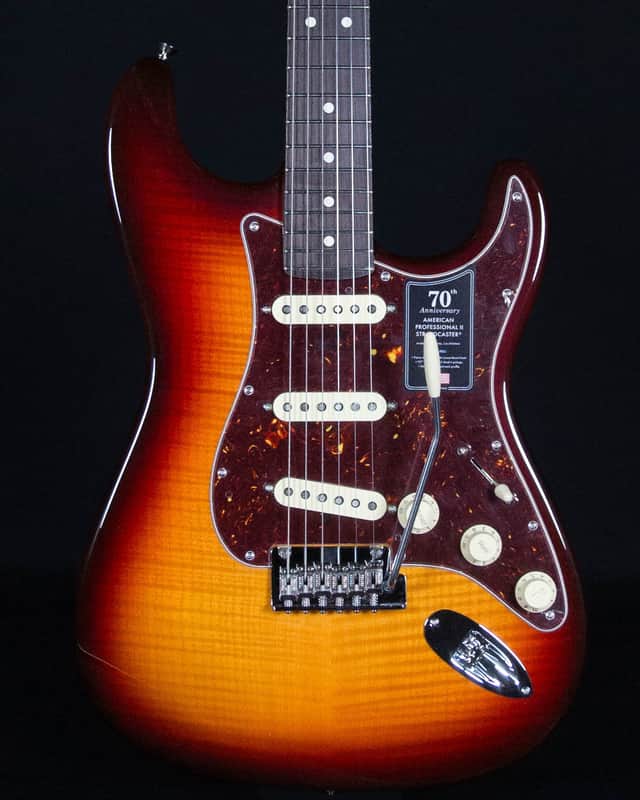 Fender 70th Anniversary American Professional II Stratocaster, Rosewood FB, Comet Burst image 1