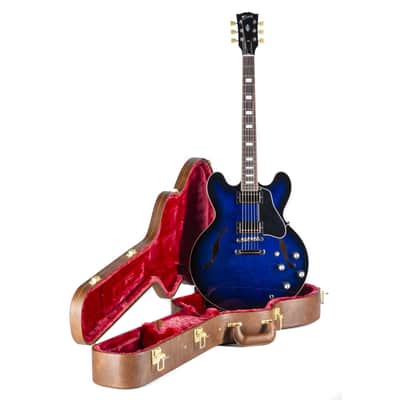 Gibson ES-335 Figured Deep Ocean Burst - Semi Acoustic Guitar image 9