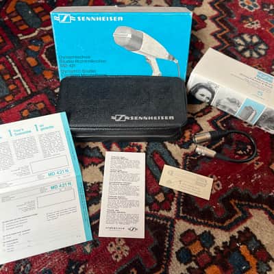 1971 Sennheiser MD 421 N – West Germany – Time Capsule, Complete w/ QC Sheet (15 FEB 1971) image 1