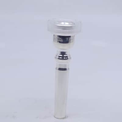 ACB TA1 Trumpet Mouthpiece with a Clear Acrylic Rim - Silver/Acrylic image 1