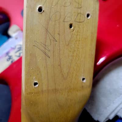 1984 San Dimas Charvel Red 1 owner Kahler HSS former V trem WOW image 23