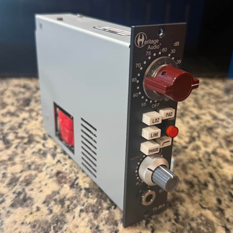 Heritage Audio 73JR II 500 Series Microphone Preamp Module 2020 - 2021 - RAF Blue Grey image 1