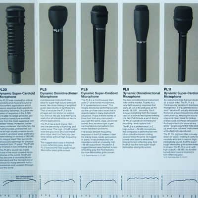 Vintage 1984 Electro-Voice DO54 / PL9 / 635A/B Omnidirectional Dynamic Microphone Low Z w accessories image 3