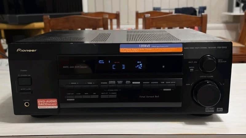 VINTAGE PIONEER MUSIC/SURROUND AMPLIFIER RECIEVER/5.1 CHANNEL image 1