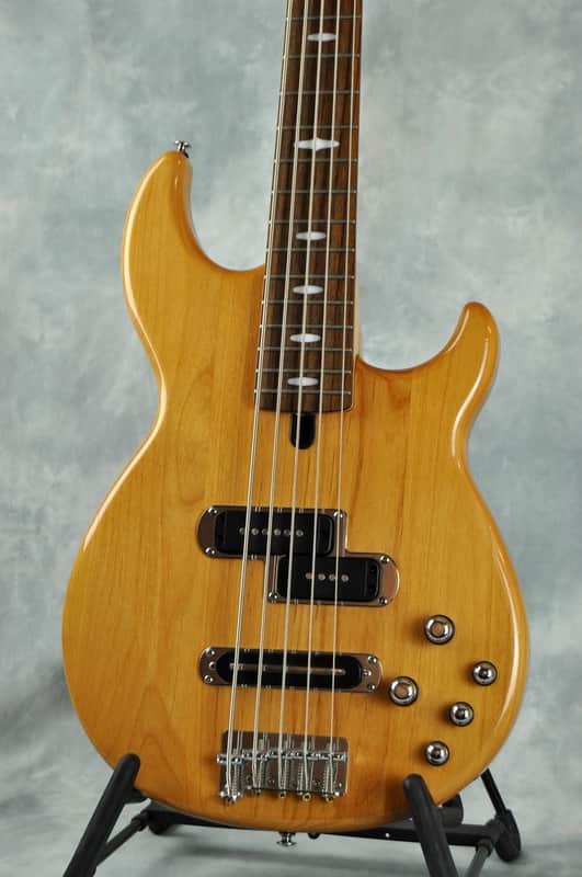 【生産終了品】YAMAHA BB615 SB Yamaha BB615 5-String Active Bass Guitar - Yellow Natural | Reverb