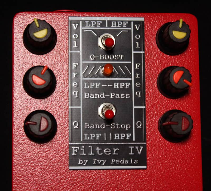 Ivy Pedals Filter IV v2 - NEW - SUNSET Red/Orange/Yellow 2026 image 1