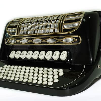 Hohner Riviera III 5 Row Lightweight Button Accordion 96 Bass made in Germany, C Griff, New Straps and Soft Bag, Original Accordeone de Botones, 2714 image 9