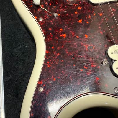 Fender American Double Fat Stratocaster 2001 - Olympic White / Tortoiseshell (Hot Rodded American Series) image 9