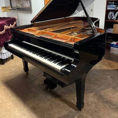 Yamaha C6 Grand Piano with Bluetooth Player C6 - Polished Ebony image 1