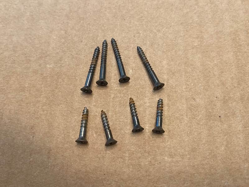 Gibson Vintage 1960 Les Paul ES SG M69 Pickup Ring Screws 1961