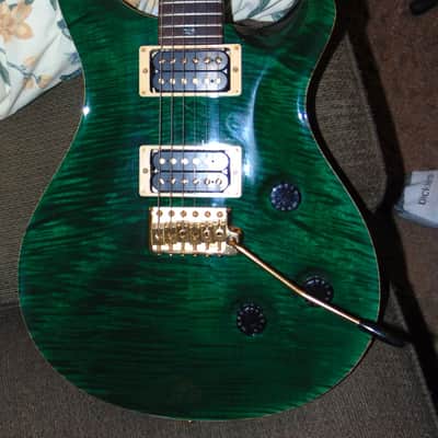 Paul Reed Smith Custom 24 Artist Package Emerald Green w/Birds and OHSC w/OHSC PRS image 11