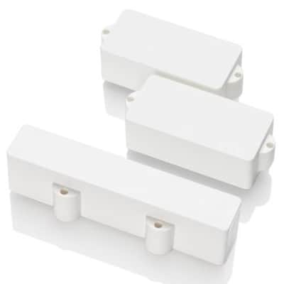 EMG PJ 4 String Bass Pickup Set - White (FREE STRINGS) image 2