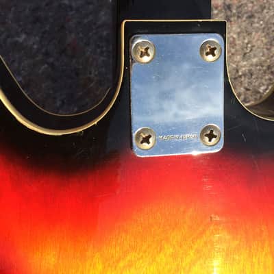 VOX VG4 1968 - Sunburst Semiacustic Bass 2 Pickups image 11