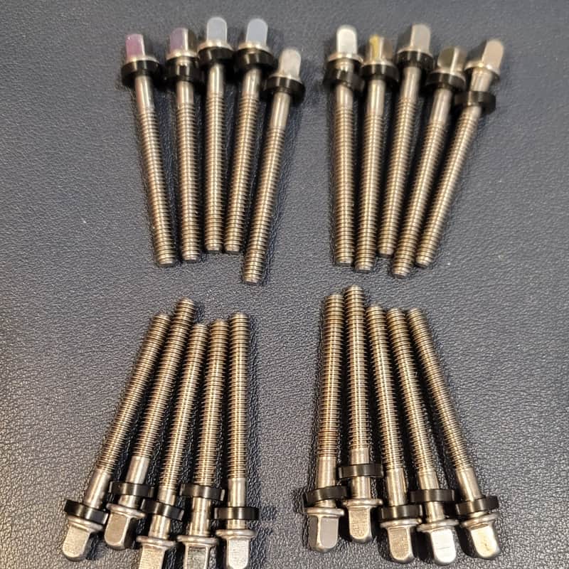 Pearl SST-5052 Stainless Steel Tension Rods 52mm – Set of 20 w/ Washers image 1