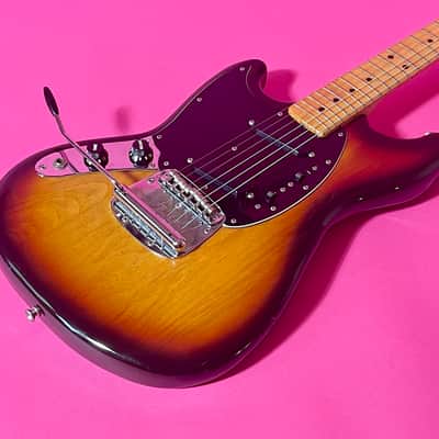 1979 Fender Mustang Lefty 3-color Sunburst image 5