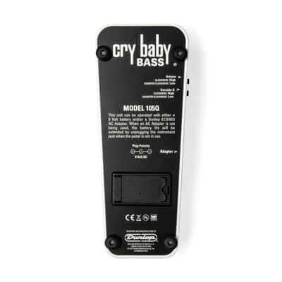 Dunlop 105Q Cry Baby Bass Wah (White) - Effects for Bass image 6