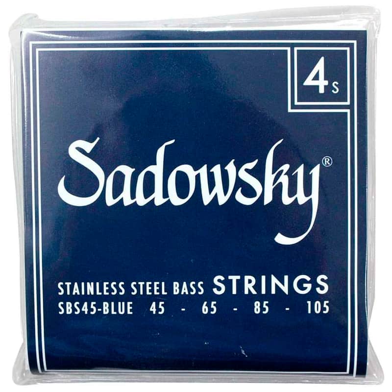 Sadowsky (SBS 45B) Blue Bass Strings, 5-String Standard 45-65-85-105-130T (M4) image 1