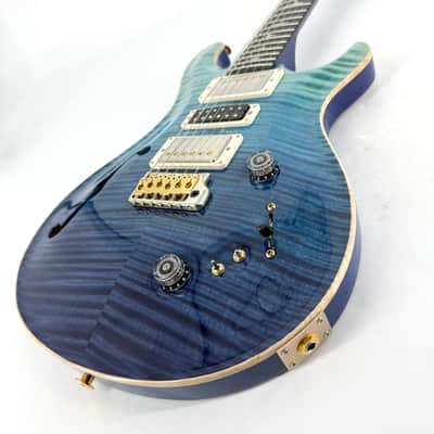 2021 PRS Wood Library Special 22 Semi Hollow - Blue Fade image 2