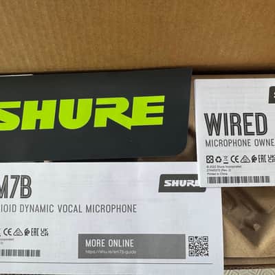 Shure SM7B Cardioid Dynamic Microphone 2001 - Present - Black image 2