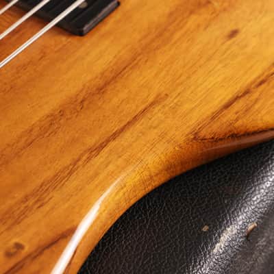 1976 Travis Bean TB2000 Fretless Bass Koa Natural image 10