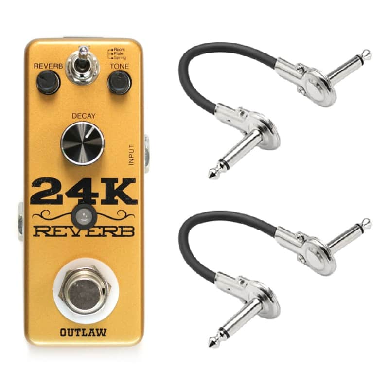 New Outlaw Effects 24K 3-Mode Reverb Guitar Effects Pedal image 1