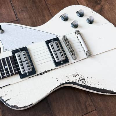 Rock N Roll Relics Revenge Modern Offset Electric Guitar Aged Olympic White 251966 image 7