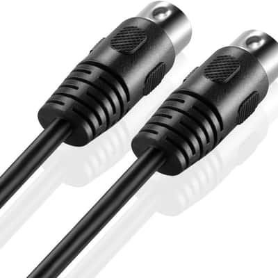 MIDI Cable (1FT) - 5 Pin DIN Male Audio MIDI to MIDI Connector Interface Jack Plug Wire Cord image 2
