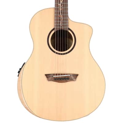 Washburn Bella Tono Suprema Acoustic-Electric Guitar, Natural image 1
